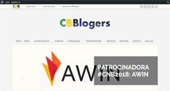 Desktop Screenshot of cbblogers.com